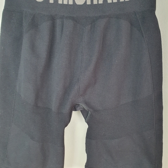 GYMSHARK 8 Inch Bike Shorts High Waist Butt Contour Black‎ Women's Size S - Picture 6 of 7